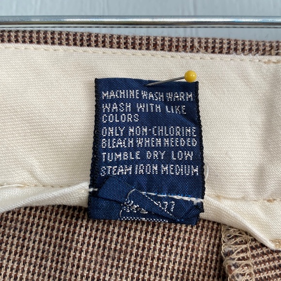 VINTAGE Men's Polo Cuffed Slacks - Picture 10 of 13